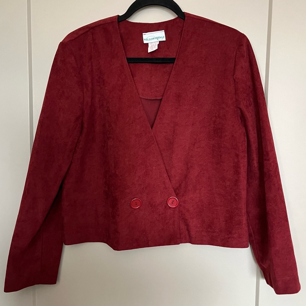Vintage Suede Cropped Jacket